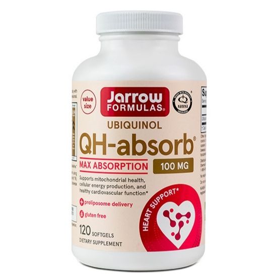 Ubiquinol QH-absorb 100mg, 120 softgels, Jarrow Formulas - Vitax.ro