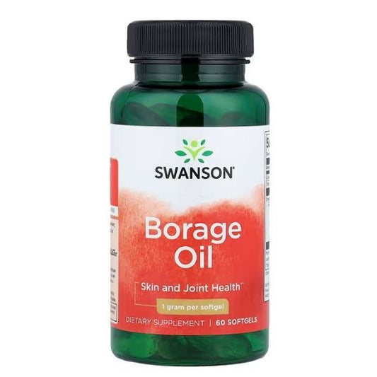 Borage Oil, 1000mg, 60 softgels, Swanson - Vitax.ro