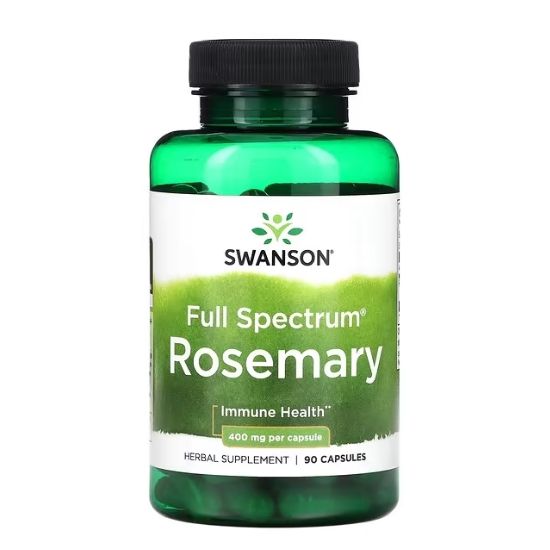 Rosemary, 400mg, 90 caps, Swanson - Vitax.ro