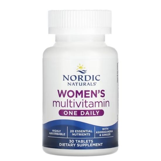 Women's Multivitamin One Daily , 30 tablets,  Nordic Naturals - Vitax.ro