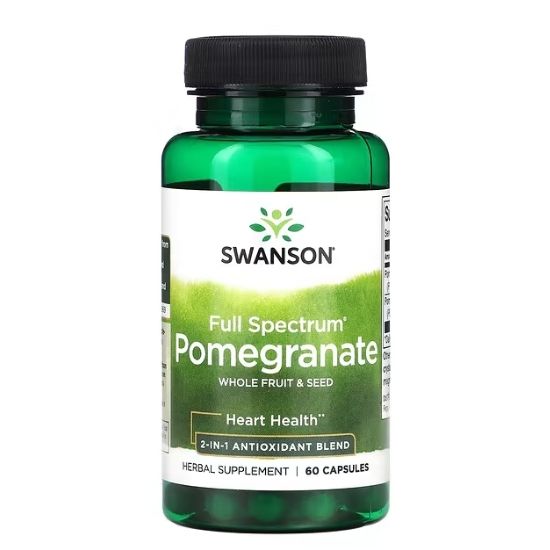 Full Spectrum Pomegranate, Whole Fruit & Seed, 60 caps, Swanson - Vitax.ro