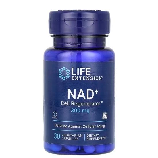 NAD+ Cell Regenerator, 300mg, 30 vcaps, Life Extension - Vitax.ro