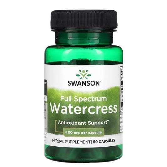 Full Spectrum Watercress, 400mg, 60 caps, Swanson - Vitax.ro