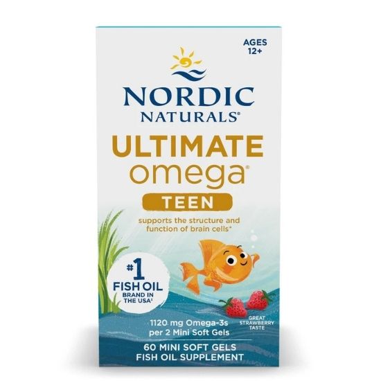 Ultimate Omega TEEN, 60 softgels, Nordic Naturals - Vitax.ro