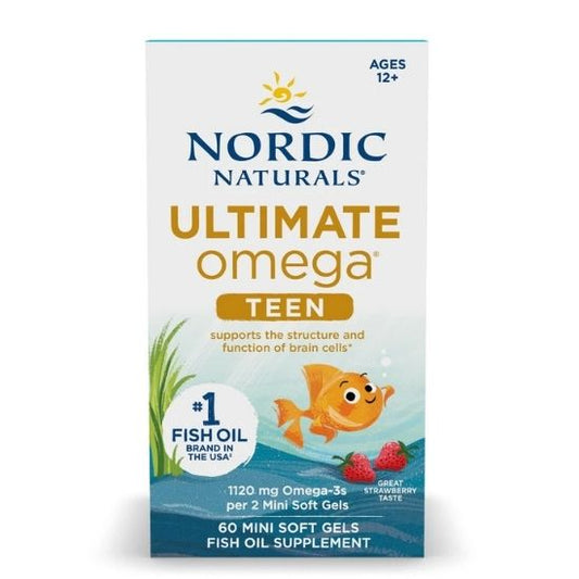 Ultimate Omega TEEN, 60 softgels, Nordic Naturals - Vitax.ro