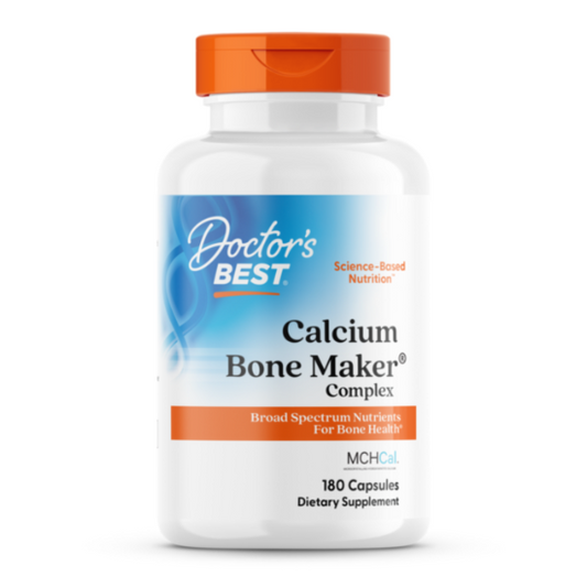 Calcium Bone Maker Complex cu MCHCal, 180 caps, Doctor's Best - Vitax.ro