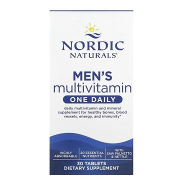 Men's Multivitamin One Daily, 30 tablets, Nordic Naturals - Vitax.ro