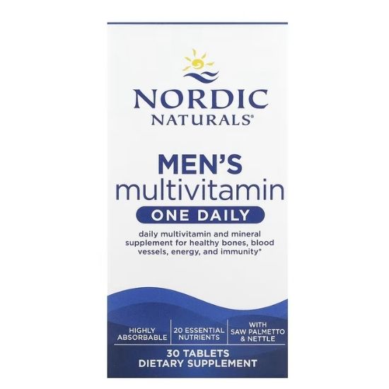 Men's Multivitamin One Daily, 30 tablets, Nordic Naturals - Vitax.ro