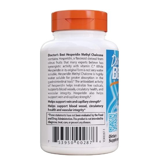Hesperidin Methyl Chalcone, 500mg, 60 vcaps, Doctor's Best - Vitax.ro