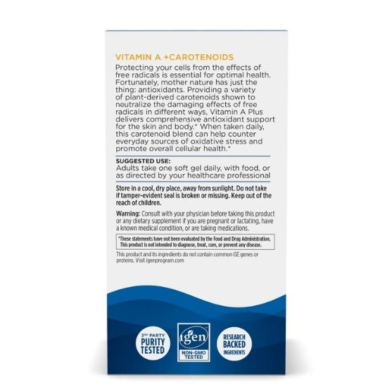 Vitamin A + Carotenoids, 30 softgels, Nordic Naturals - Vitax.ro