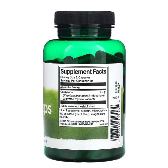 Cordyceps, 120 caps, Swanson - Vitax.ro