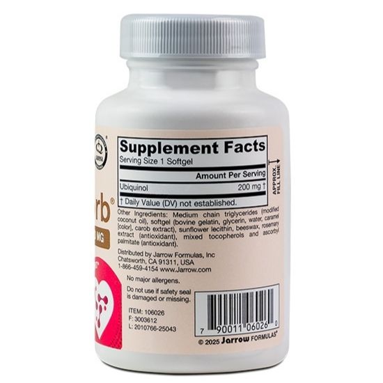 Ubiquinol QH-absorb, 200mg, 60 softgels, Jarrow Formulas - Vitax.ro