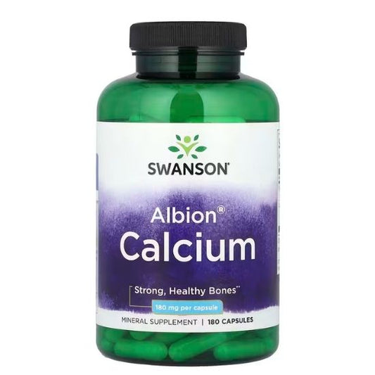 Albion Calcium, 180mg, 180 caps, Swanson - Vitax.ro