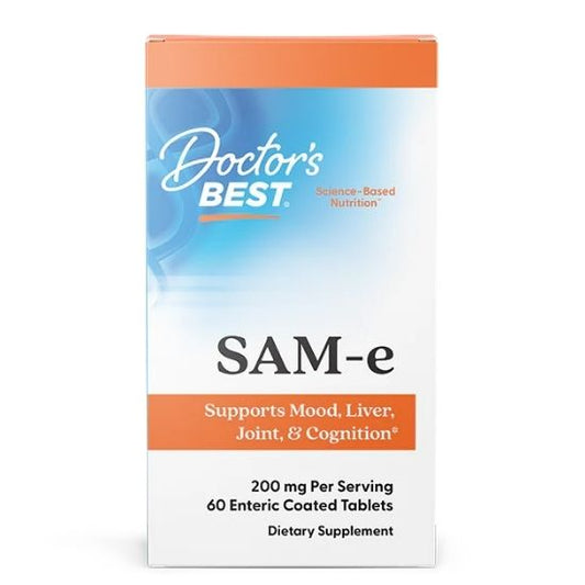 SAM-e, 200mg, 60 tablets, Doctor's Best - Vitax.ro