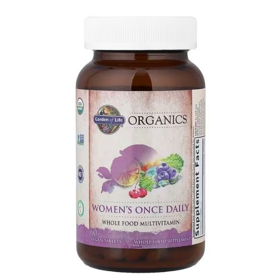 Mykind Organics Women's Once Daily, 60 vegan tabs, Garden of Life - Vitax.ro