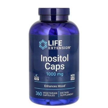 Inositol Caps, 1000 mg, 360 vcaps, Life Extension - Vitax.ro
