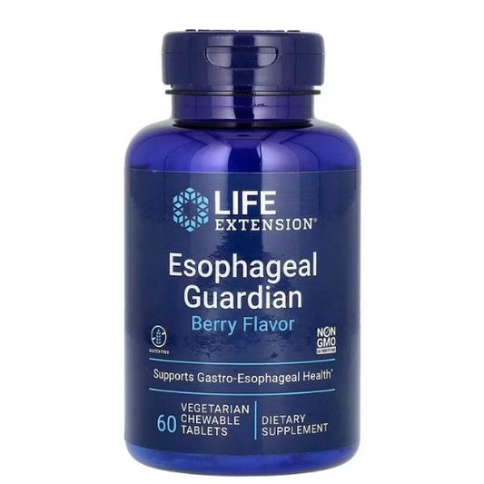 Esophageal Guardian, Berry Flavor, 60 vegetarian chewable tabs, Life Extension - Vitax.ro