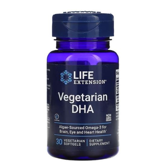 Vegetarian DHA, 30 vegetarian softgels, Life Extension - Vitax.ro