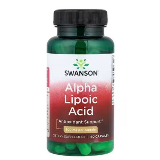 Alpha Lipoic Acid 600mg, 60 caps, Swanson - Vitax.ro