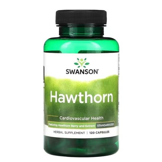 Hawthorn Extract, 500mg, 120 caps, Swanson - Vitax.ro
