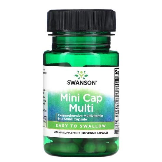 Mini Cap Multi, 30 vcaps, Swanson - Vitax.ro
