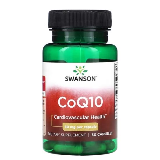 CoQ10, 30mg, 60 caps, Swanson - Vitax.ro