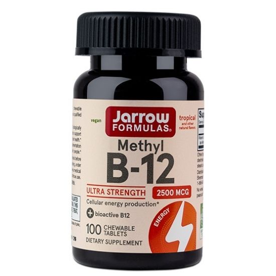 Methyl B-12, 2500mcg, 100 lozenges, Jarrow Formulas - Vitax.ro