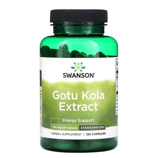 Gotu Kola Extract, 100mg, 120 caps, Swanson - Vitax.ro