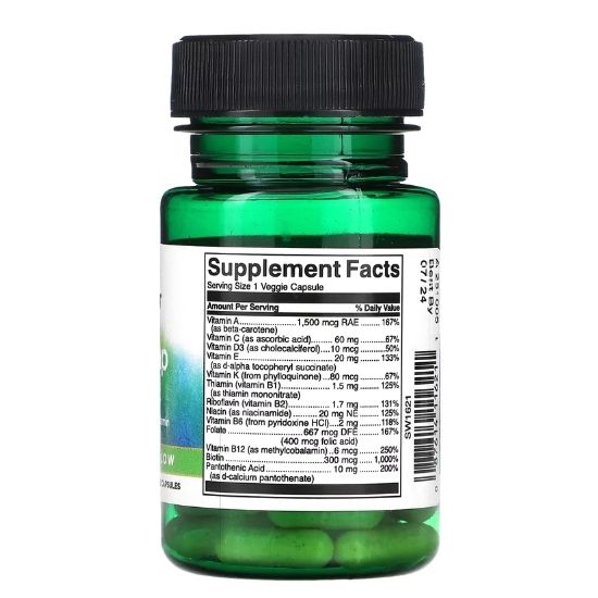 Mini Cap Multi, 30 vcaps, Swanson - Vitax.ro
