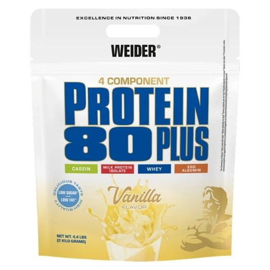 Protein 80 Plus, Vanilla, 2000g, Weider