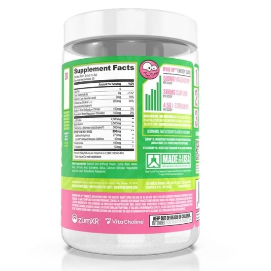Loaded Pre, Sour Punch Sour Watermelon, 435g, RYSE