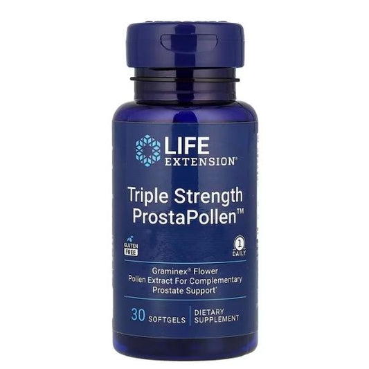 ProstaPollen Triple Strength, 30 softgels, Life Extension - Vitax.ro