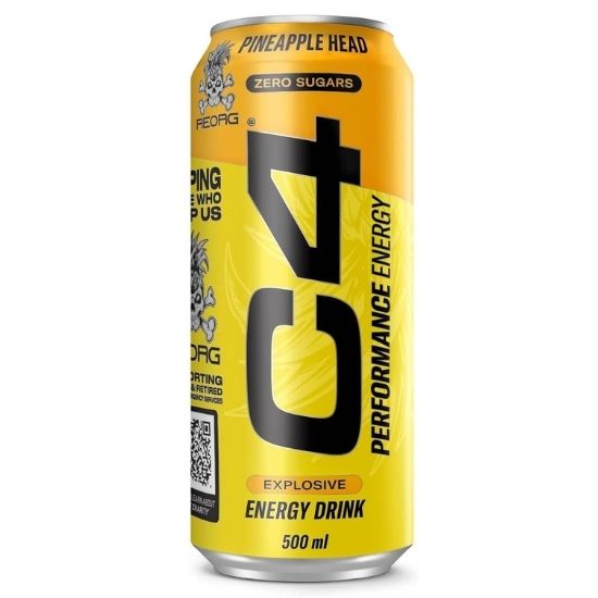 C4 Performance Energy, Pineapple Head, 12 x 500 ml, Cellucor