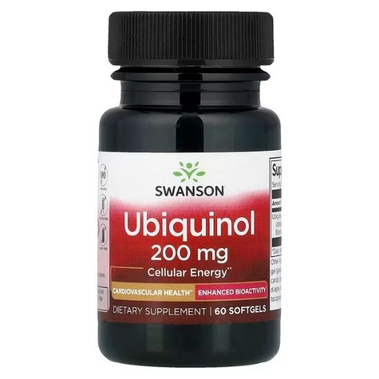 Ubiquinol, 200mg, 30 softgels, Swanson | Vitax.ro
