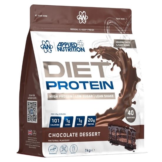 Diet Whey Protein, Chocolate Dessert, 1000g, Applied Nutrition