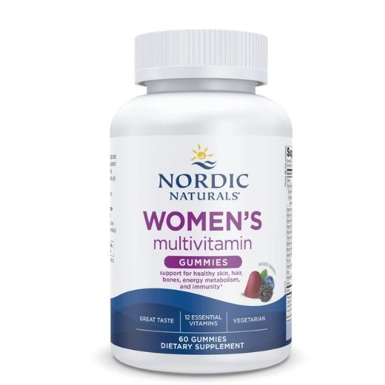 Women's Multivitamin Gummies, Mixed Berry, 60 gummies, Nordic Naturals - Vitax.ro