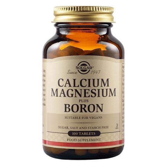 Calcium Magnesium plus Boron, 100 tabs, Solgar