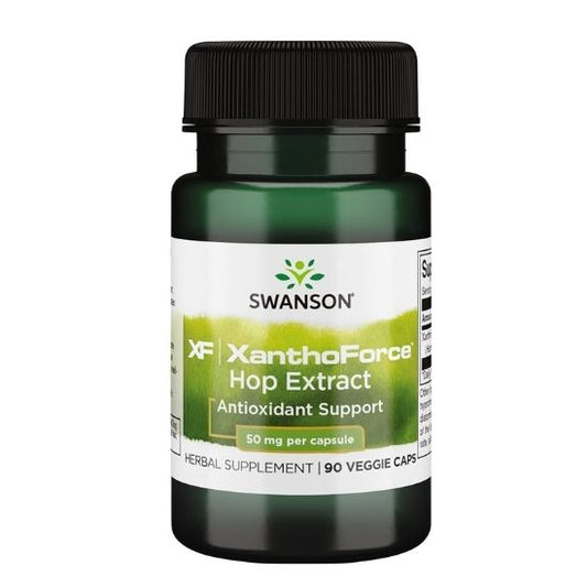 XanthoForce Hop Extract, 50mg, 90 vcaps, Swanson - Vitax.ro