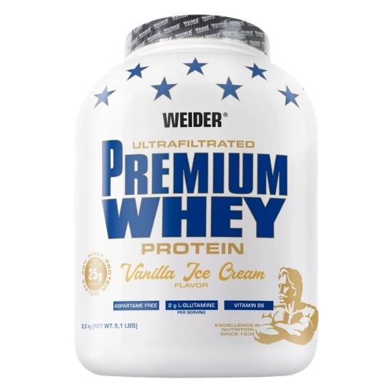 Premium Whey, Vanilla Ice Cream, 2300g, Weider | Vitax.ro