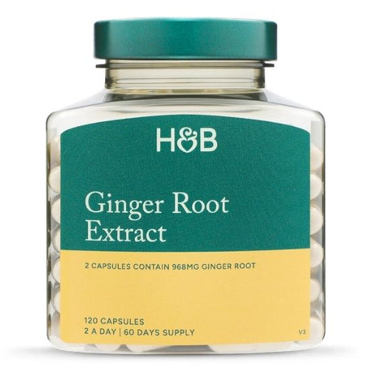 Ginger Root Extract, 120 caps, Holland & Barrett