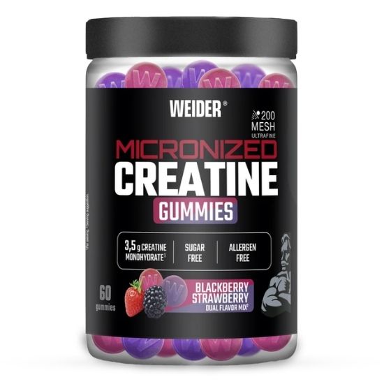 Premium Creatine Gummies, Blackberry/Strawberry, 60 gummies, Weider | Vitax.ro