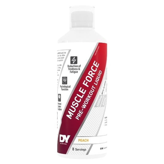 Muscle Force Liquid Pre-Workout, Peach, 500 ml, Dorian Yates