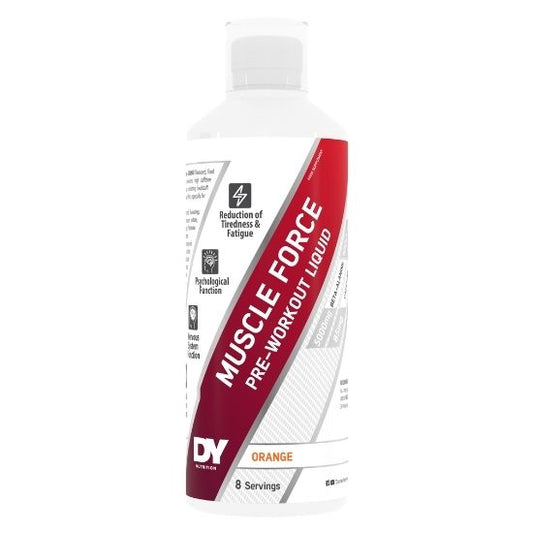 Muscle Force Liquid Pre-Workout, Orange, 500 ml, Dorian Yates