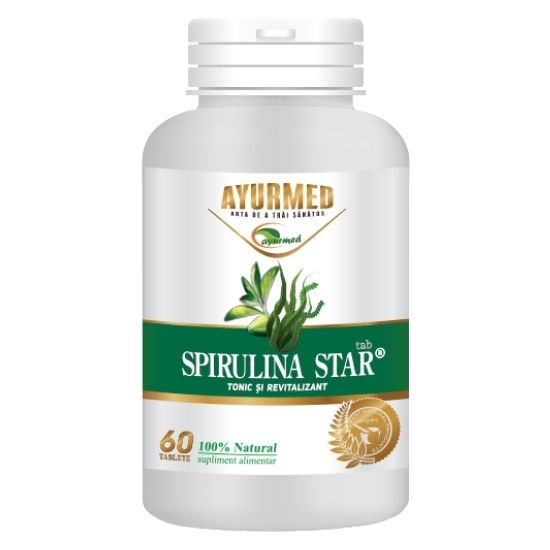 Spirulina Star, Ayurmed, 60 Tablete