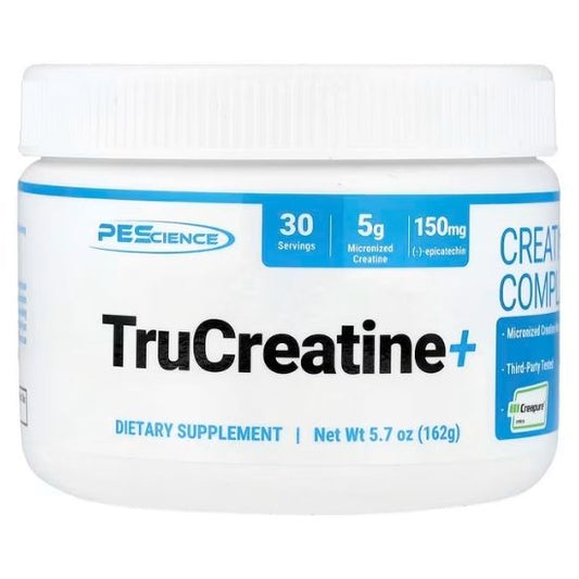 TruCreatine+, Unflavored, 162g, PEScience