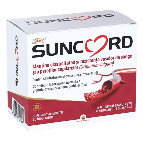 Suncord, 30 plicuri, Sun Wave Pharma | Vitax.ro