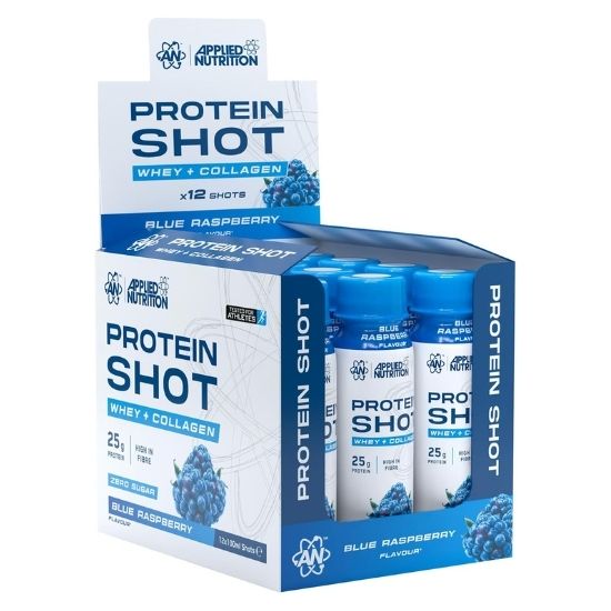 Protein Shot, Blue Raspberry, 12 x 100 ml, Applied Nutrition | Vitax.ro