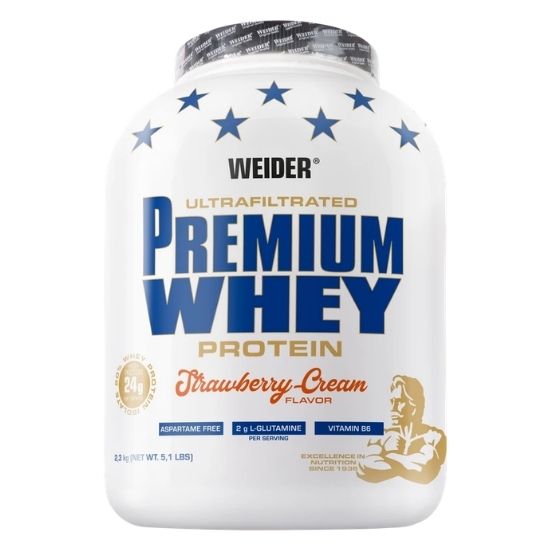 Premium Whey, Strawberry Cream, 2300g, Weider