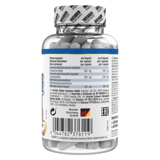 Glucosamine Chondrotin Plus MSM, 120 caps, Weider