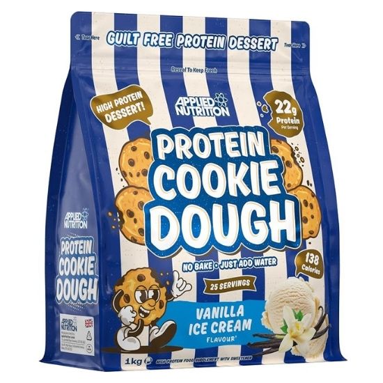 Protein Cookie Dough Dessert, Vanilla Ice Cream, 1000g, Applied Nutrition | Vitax.ro